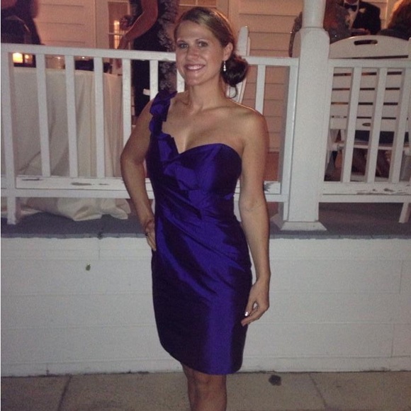 EUC Siri brand dress. Bought in Charleston SC bridal boutique. Eggplant purple. - Picture 6 of 7